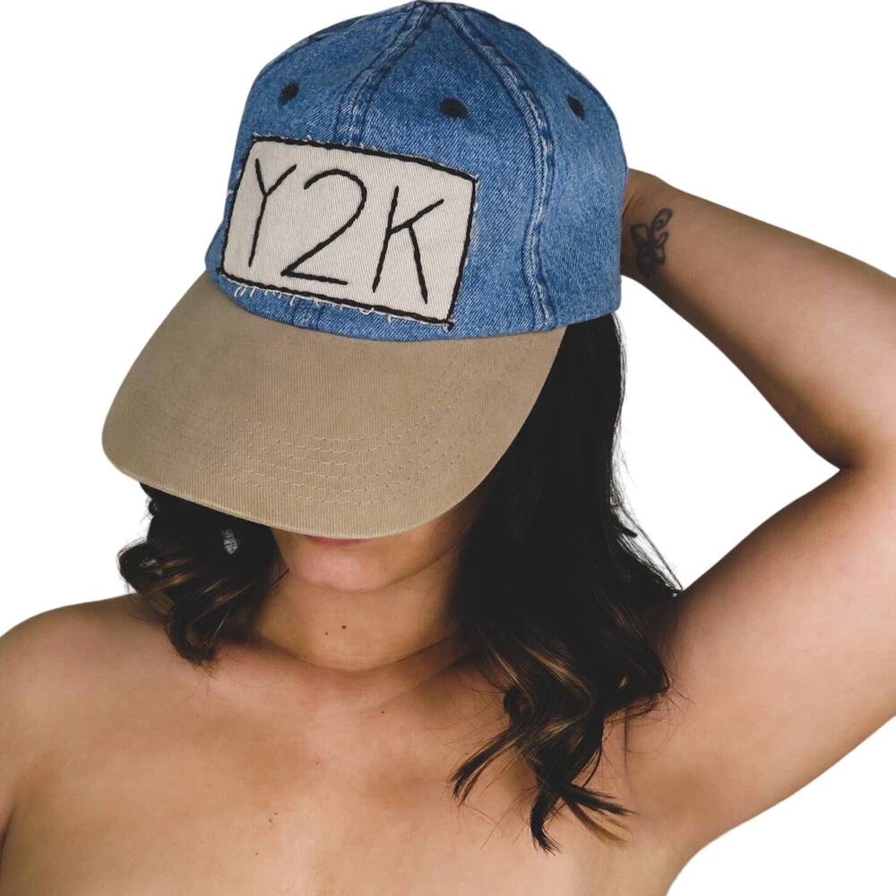 Urban Outfitters Y2k Denim Baseball Cap Hat